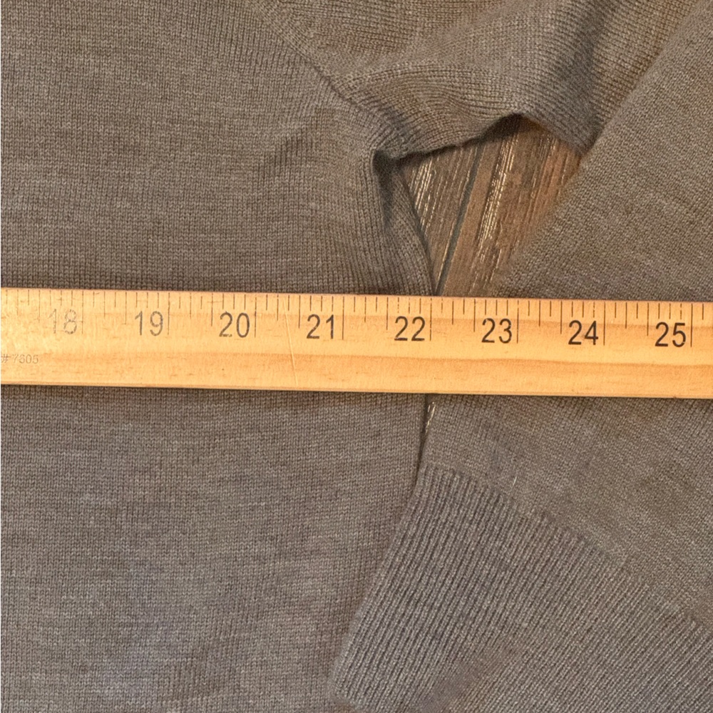 Banana Republic Mens V-Neck Argyle Sweater Extra Fine Merino Wool Size Large - Picture 11 of 13